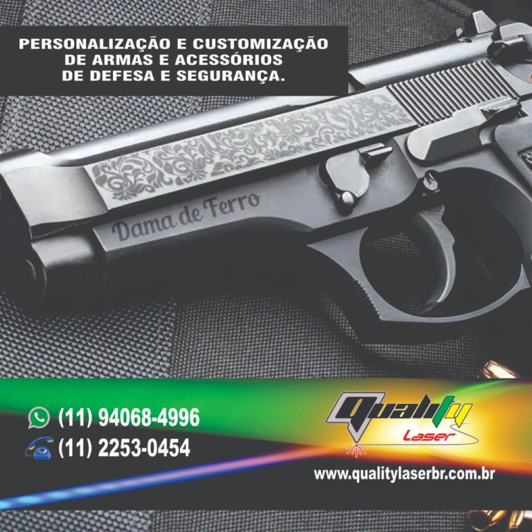 Gravação a Laser em Armas de Fogo Quality Laser